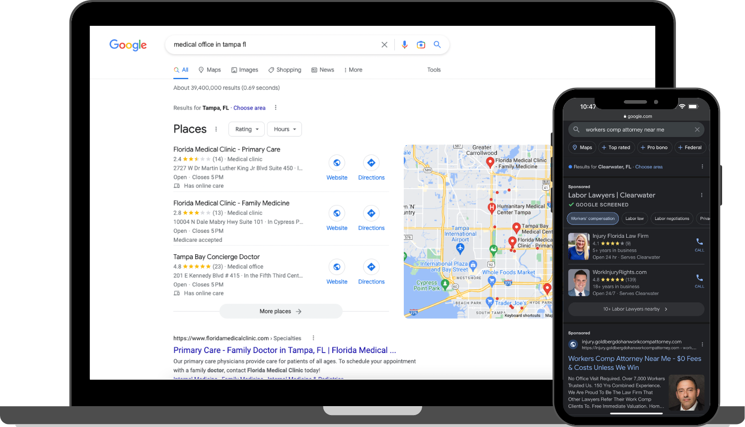google search results seo image